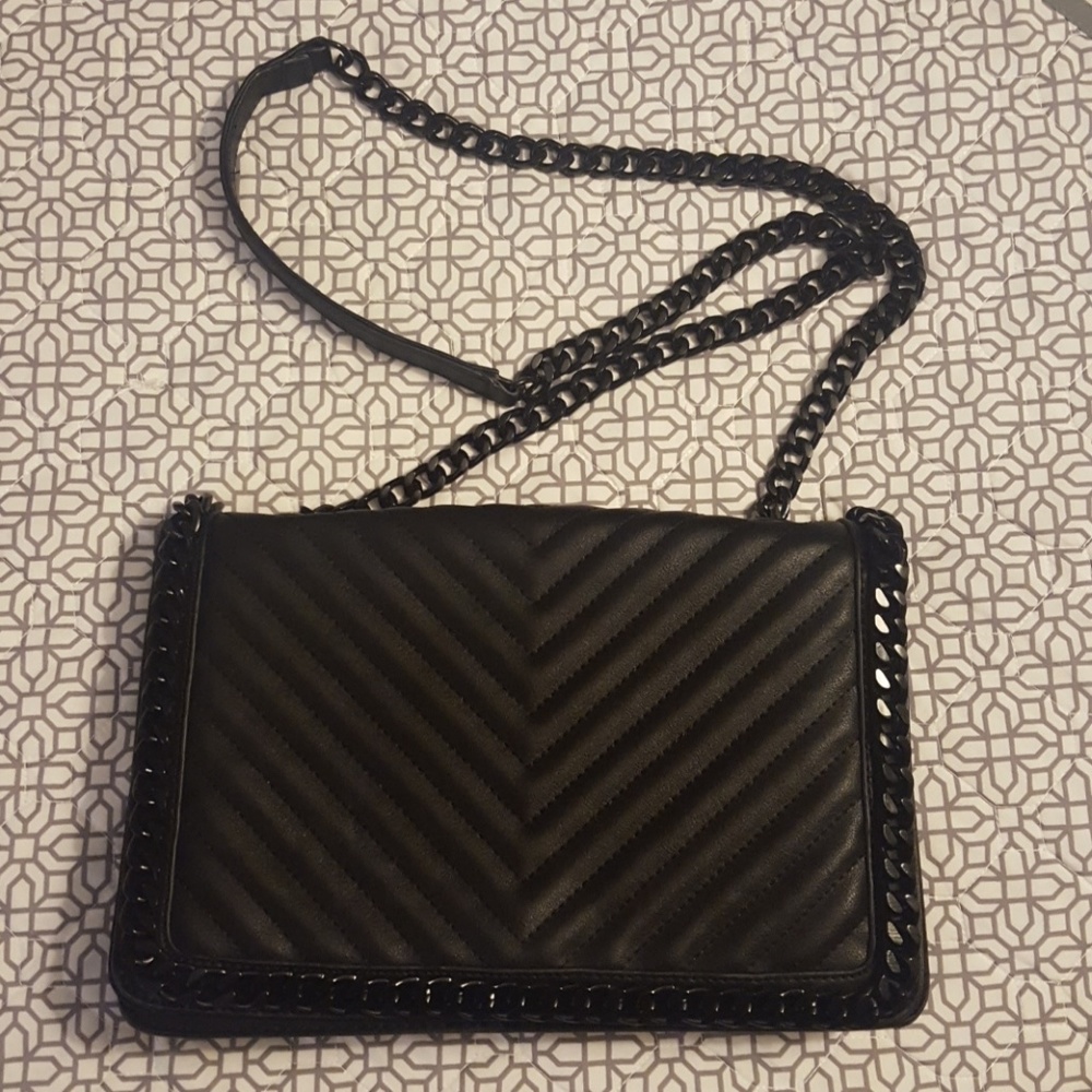 Aldo Quilted Black Crossbody